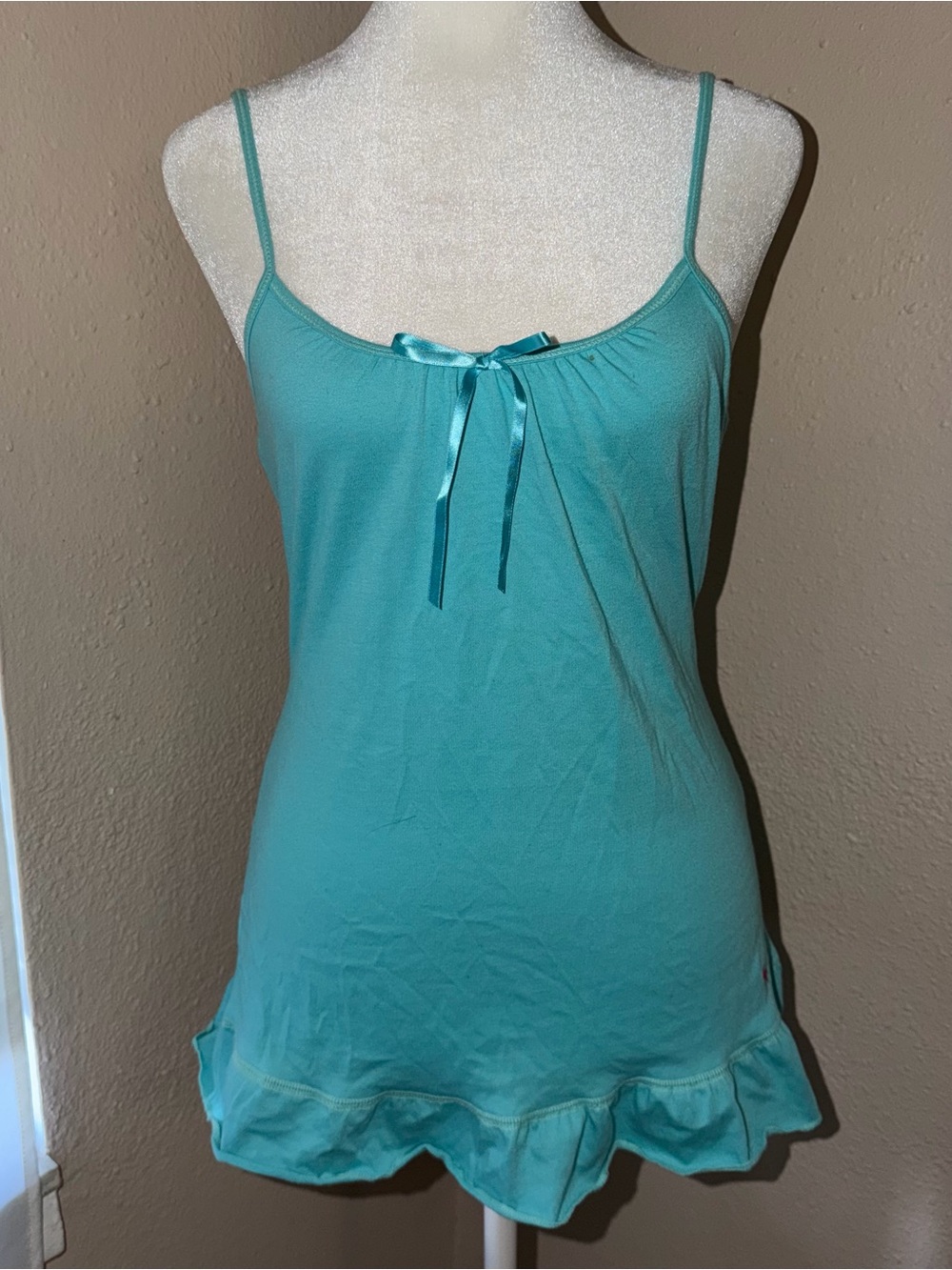 Vintage Y2K Abercrombie 2000s Babydoll Bow Tank Top